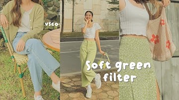 Soft Green Filter | VSCO Filter Preset | Aesthetic Edit