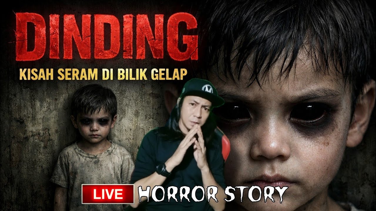 DINDING KISAH SERAM DI BILIK GELAP #livehorrorstory #kisahbenar #bilikgelapofficial #serammalam 
