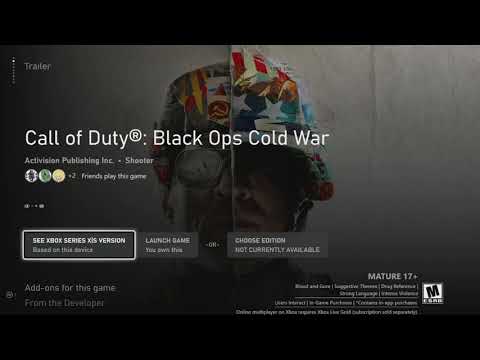 Call of Duty: Black Ops Cold War crash possible fix on Series X/S (DON&rsquo;T DELETE THE CONTENT PACKS)