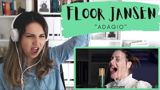 REACTING TO Floor Jansen &quot;Adagio&quot; Lara Fabian (cover)
