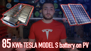 How to install and use Tesla Model S P85 batteries as a storage for PV solar system on 48V