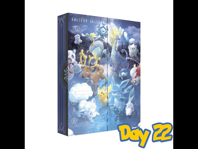 Day 22 of UNBOXING Pokemon TCG Holiday Calendar! - YouTube