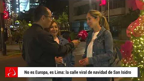 Navidad 2025: Conoce la avenida Daniel Hernández, la calle más viral de San Isidro