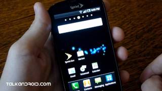 Particle Storm Live Wallpaper running on Sprint Epic 4G screenshot 2