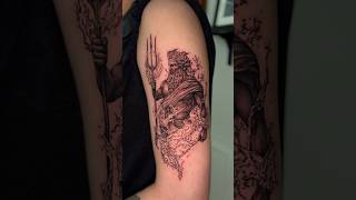 Poseidon Done ✅ Artist - JB 👨‍🎨 #tattoo #tattooartist #tattoos #tattoobkk #thailand #bangkok
