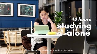 Living Alone: Studying alone for pediatric exam, study vlog & getting a haircut ✏ (Med Vlog)