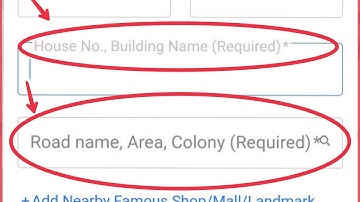 Flipkart What is Address House No, Building name & Road name, Area Colony Required Problem Solve
