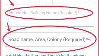 Flipkart What is Address House No, Building name & Road name, Area Colony Required Problem Solve screenshot 2