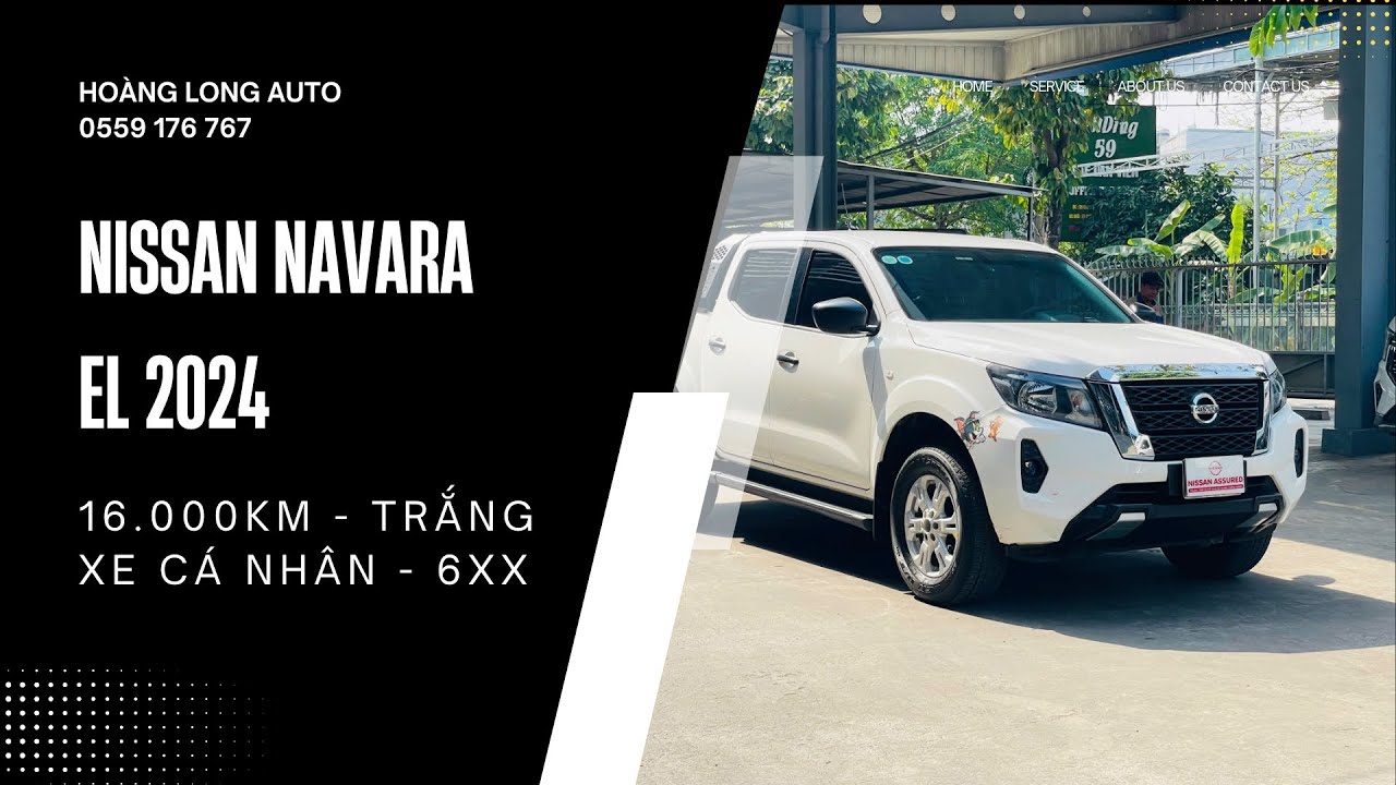 Bán tải 4x2 AT - Nissan Navara EL 2024 - Odo 16.000km - Giá 6xx | 0559 176 767