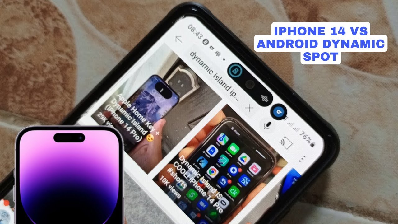 Dynamic Spot apk vs IPhone 14 Dynamic Island Full Reviews