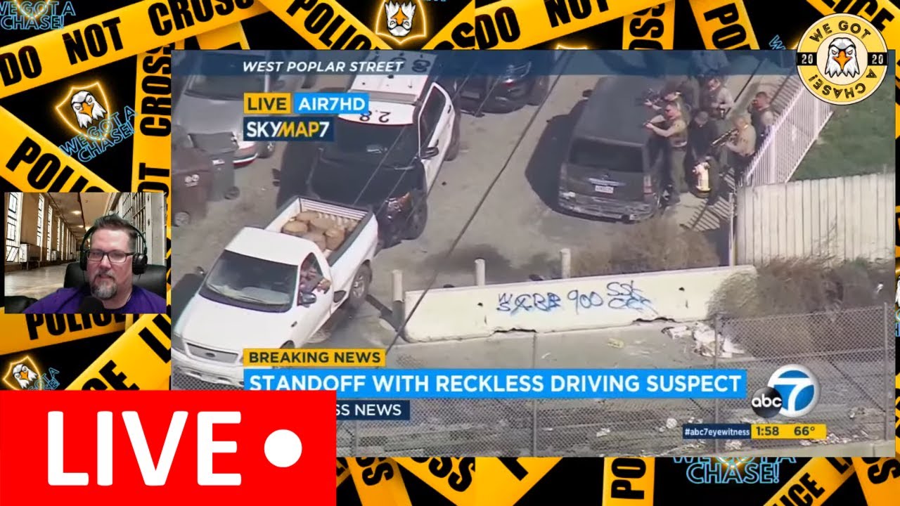 Live Chase of A DUI Driver in LA - YouTube