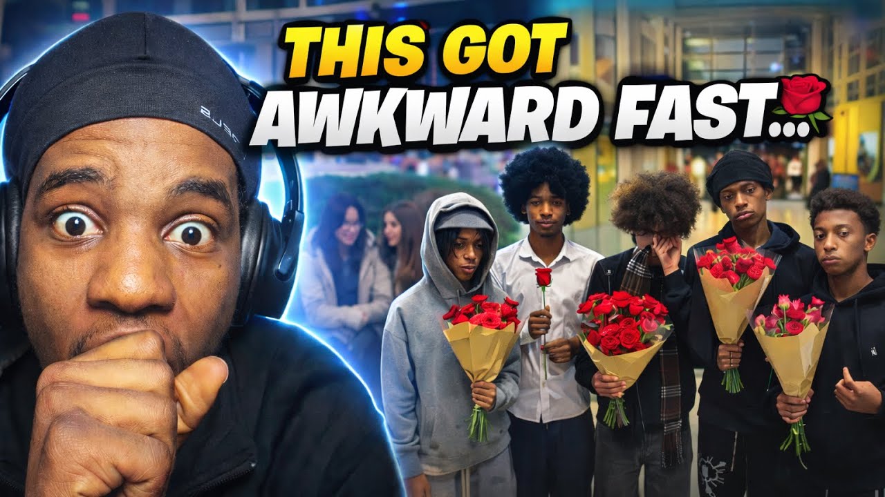 Giving Girls Roses in Public… But It Didn’t Go As Planned 😬🌹