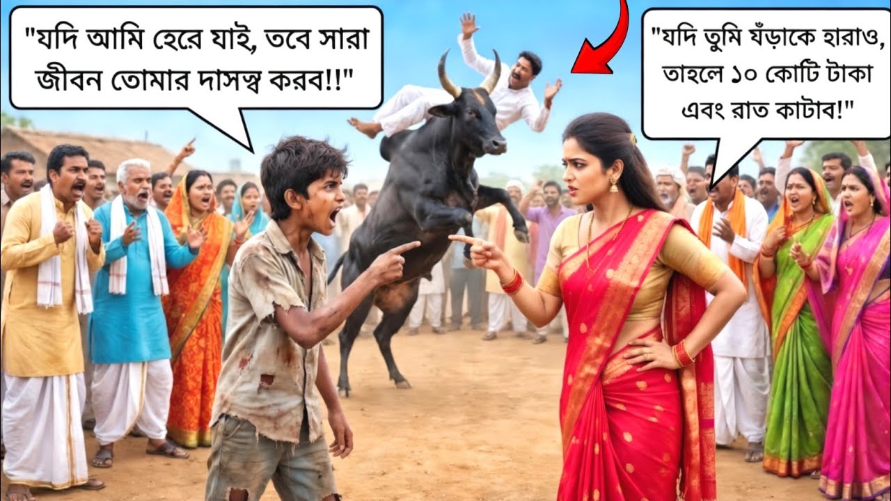 ১০ কোটি টাকার ভয়ংকর শর্ত!আদমখেকো সাঁড়কে কীভাবে হারালো? এক গরিব ছেলের আবেগঘন গল্প।