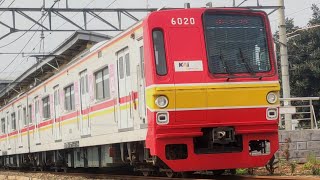 [4K] IGBT-VVVF 東京メトロ千代田線6000系 6020F (KRL Commuterline Seri 6000 Formation 6020) 2021/7/7