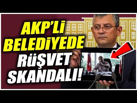 AKP'li Mamak Belediyesi'nde rüşvet skandalı! Özgür Özel o görüntüleri canlı yayında izletti!