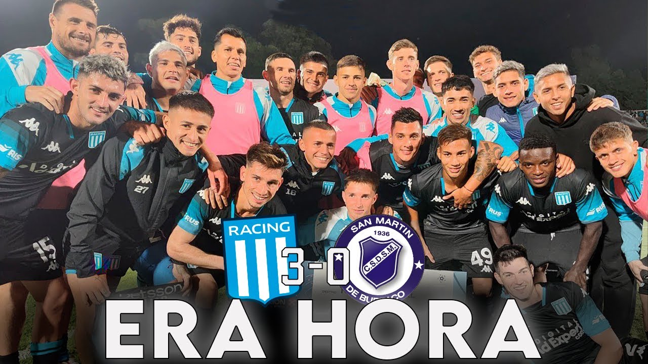 Análisis de Racing 3 - 0 San Martín (B) | Copa Argentina 2024 | 32avos ...