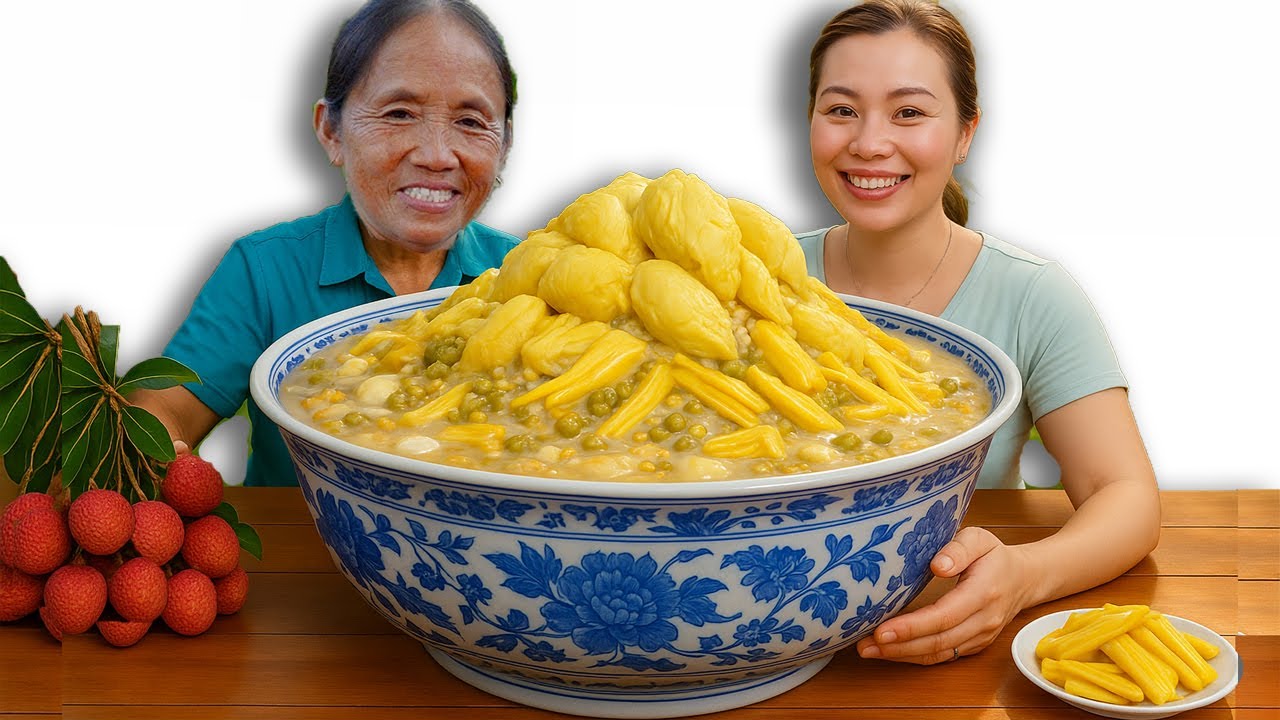 Bà Tân Vlog - Lần Đầu Làm Bát Chè Sầu Khổng Lồ Đãi Cả Làng