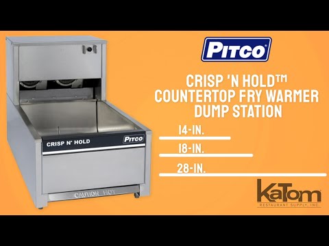 Pitco Crisp N Hold Countertop Fry Warmer Dump Station PCC-14 PCC-18 and PCC-28