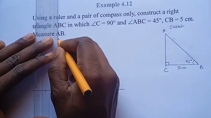 GRADE 7: CONSTRUCTION OF TRIANGLES USING A RULER AND A COMPASS ONLY (1)