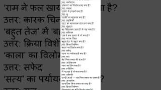 general Hindi for competitive exam