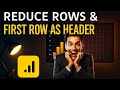 Part 50: Reduce Rows &amp; first row as header in power bi | power bi tutorials for beginners #powerbi