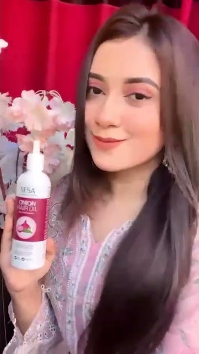 Get a flawless hair by using SESA Onion Oil.✨Have you tried it yet? 🥰