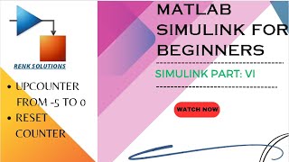 How can we draw counter from -5 to 0 in Simulink | Up counter
