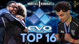 TOP 8 IS SET! ALL Top 16 Streamed Matches for MK1 at EVO 2025!