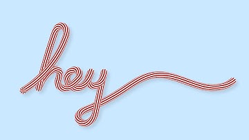 CANDY CANE 3D TEXT EASY EFFECT IN ADOBE ILLUSTRATOR
