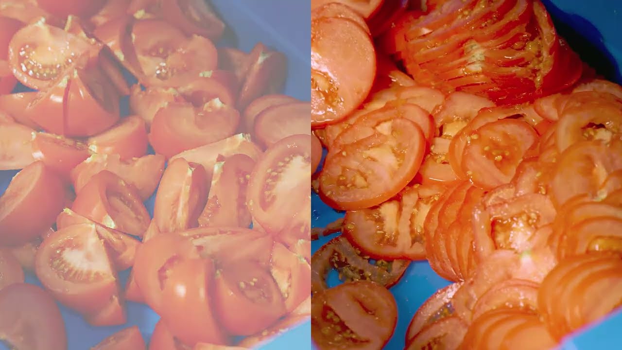 KRONEN cutting machine Tona V for segments, slices and sticks