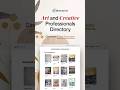 Art & Creative Professionals Directory | Directorist Client Showcase