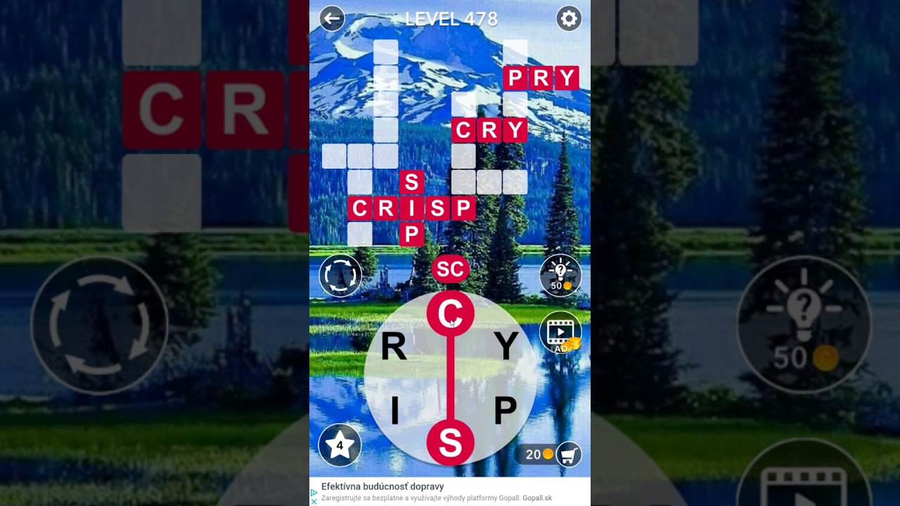 Word Crossword Search level 478