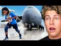 World's Strongest Kid VS Plane!