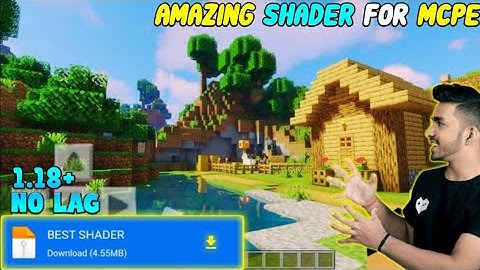 how to download no lag shader for minecraft pe 1.18+ ( 1Gb ram ) hindi || 2022 || fact like pro