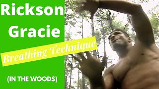 Rickson Gracie Breathing Technique | In The Woods of Japan Preparing For a Fight (Pride 4) Details