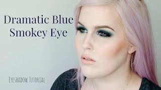 How to Apply A Dramatic Blue Smokey Eye, Eyeshadow Tutorial