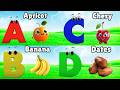 Phonics Song - ABC Fruits Song | A is for Apricot | Toddlers learning alphabet A to Z | ABC Song