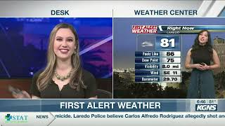Yolanda Villarreal's Weather Report on KGNS Laredo (Summer 2021)