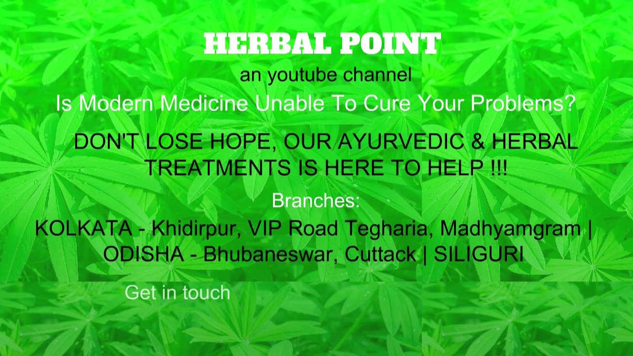 Treatment For Critical And Chronic Diseases Herbal Point YouTube