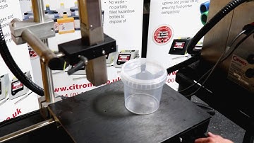Citronix ci5000 Executing a Print Sample