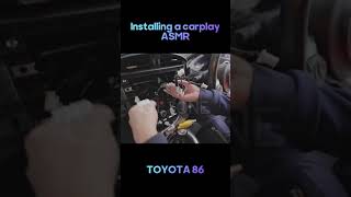 ASMR: Apple Carplay & Android Auto Head Unit Installation for Toyota 86 Profile