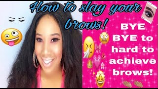 EYEBROW ROUTINE! HOW TO SLAY YOUR BROWS FAST, EASY, FLAWLESS!