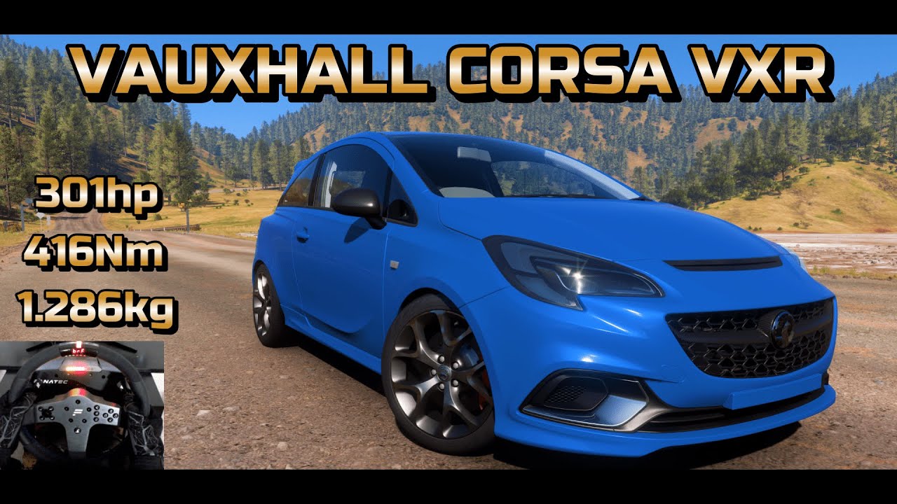 VAUXHALL CORSA VXR Forza Horizon 5 Steering Wheel Fanatec Gameplay