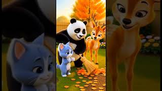 Cats Taking Care of the House P5 #shorts #feedshorts #cats #pandas #mouse deer