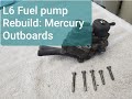 Mercury outboard inline fuel pump rebuild