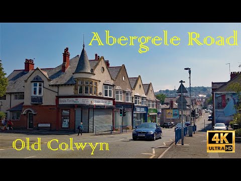 Walking On Abergele Road Old Colwyn, North Wales During COVID Lockdown In 4K