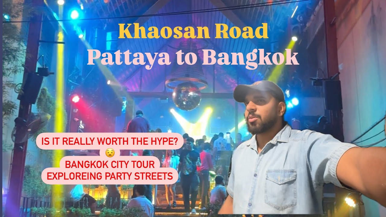 khaoson road - Night life | pattaya to bangkok | city tour 🇹🇭