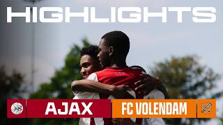 Ajax Under-14s beat FC Volendam 8-0 in the Cup final! 🏆 | Highlights Ajax O14 - FC Volendam | Cup