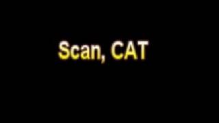 What Is The Definition Of Scan, CAT Medical School Terminology Dictionary
