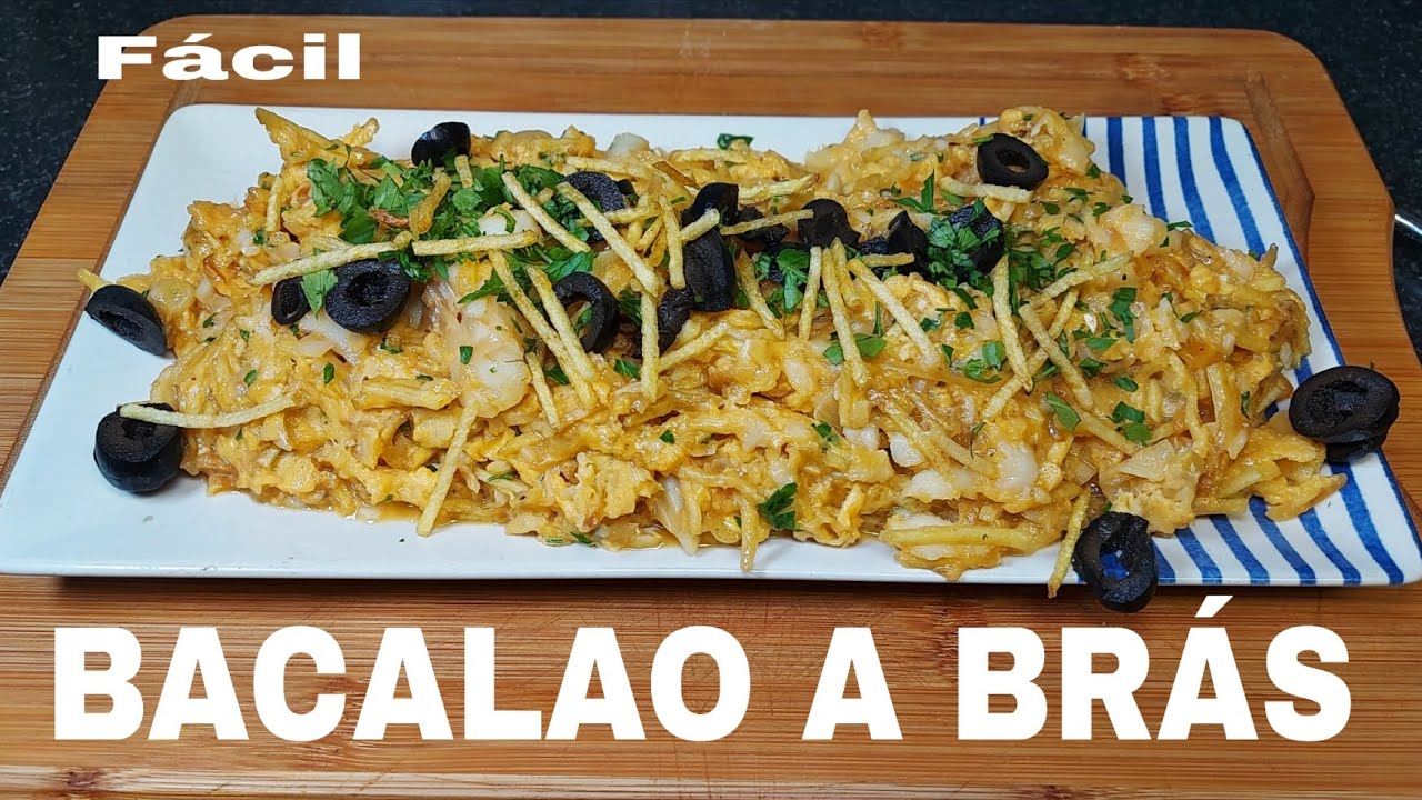 BACALAO A BRÁS , receta Portuguesa 
